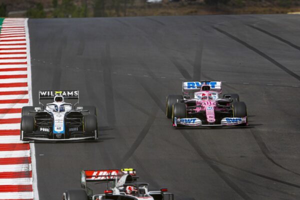 Sergio Pérez (Racing Point) & Nicholas Latifi (Williams), racingline.hu